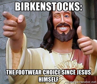 jesus birkenstocks